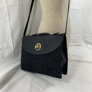 Vintage NINA RICCI Paris signature brief crossbody messenger bag